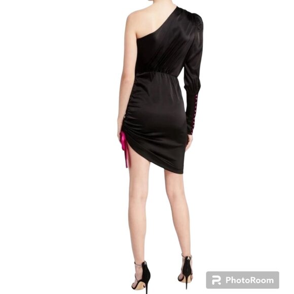 RETROFETE Neva One-Shoulder Cocktail Dress for Events & Parties!  NWOT / Size S - Picture 4 of 11